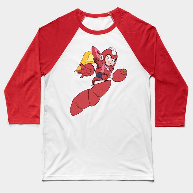 JET MEGAMAN Baseball T-Shirt by IanDimas